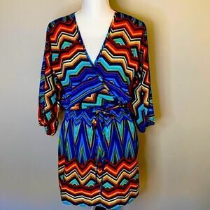 Veronica M Size XS Multicolored Mini Dress